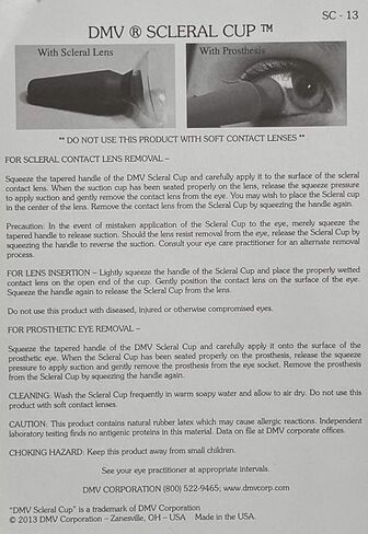 Menicon LacriPure Saline 98 Vials, Menicon Unique pH Multi-Purpose Solution 4 Oz and DMV Scleral Cup Large Contact Lens Remover, Bundle of 3 Items in Kuwait