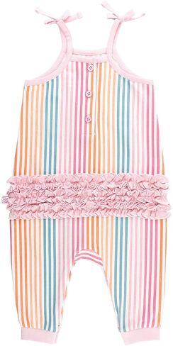 RuffleButts® Baby/Toddler Girls Ruffle Knit Bubble Romper in Kuwait