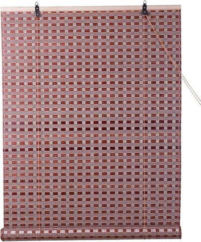 Natural Bamboo Roll Up Window Blind Sun Shade WB-G16 (32" X 72") in Saudi Arabia