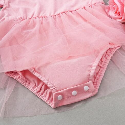 فستان توتو للفتيات الصغيرات من Bskifnn مع عصابة رأس فستان أطفال بأكمام مكشكشة للعطلات وحفلات الزفاف وأعياد الميلاد ورأس السنة الجديدة in Kuwait