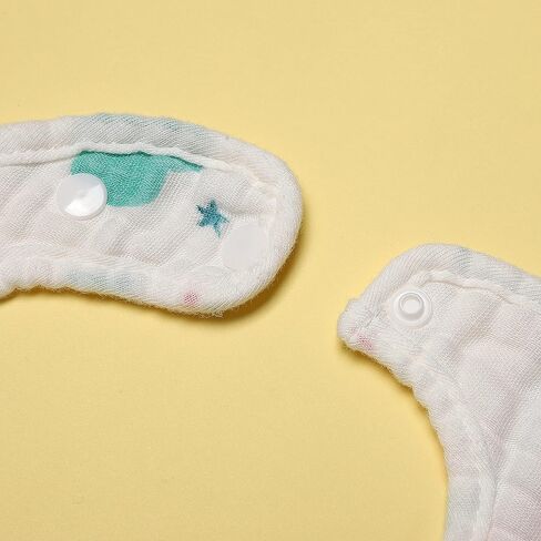 Baby Bibs ,Boy/Girl Saliva Bib,Fashion Cotton Bib,Absorbent Bib, Can Effectively Protect Baby's Delicate Skin (6pcs) in Kuwait