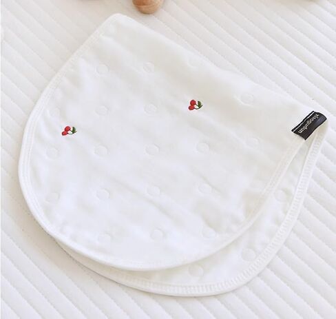 WONDERLAND 100% Cotton Burp Cloths for Baby Boys and Girls, Baby Essentials Premium Absorbent and Soft for Newborn Registry, Newborn Towel, Milk Spit Up Cloths (Color,4-Pack) in Saudi Arabia