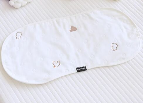 WONDERLAND 100% Cotton Burp Cloths for Baby Boys and Girls, Baby Essentials Premium Absorbent and Soft for Newborn Registry, Newborn Towel, Milk Spit Up Cloths (Color,4-Pack) in Saudi Arabia