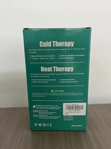 عبوات ثلج لتخفيف الام الركبة - عبوة جل ضغط بارد قابلة لاعادة الاستخدام - عبوة ثلج للركبة للتورم والجراحات والالتواءات وآلام العضلات والكدمات والإصابات in Kuwait