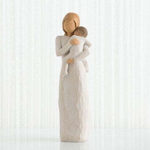 Willow Tree Child of My Heart, Into My World You Came, Bringing Sun into My Life, Making Family Our Name, for New, Adoption, or Blended Families, Sculpted Hand-Painted Figure in Saudi Arabia