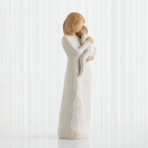 Willow Tree Child of My Heart, Into My World You Came, Bringing Sun into My Life, Making Family Our Name, for New, Adoption, or Blended Families, Sculpted Hand-Painted Figure in Saudi Arabia