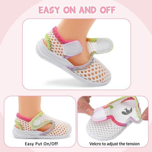 FEETCITY Baby Girl Boys Sandals Slippers Infant First Walker Shoes Summer Crib Shoes in Kuwait