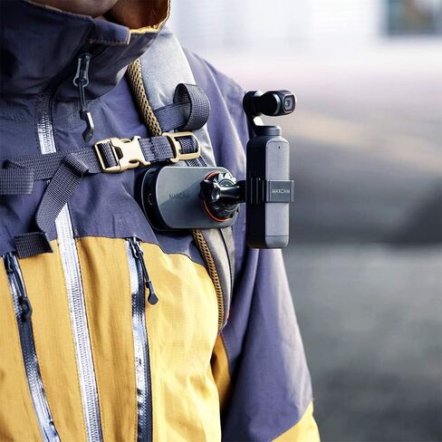 حامل بمشبك دوار على الظهر من MAXCAM متوافق مع DJI Pocket 2/1 in Kuwait