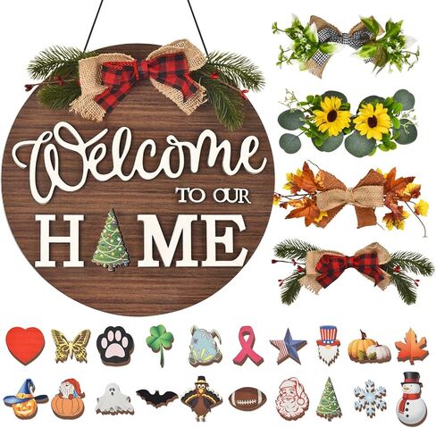 Welcome Sign for Front Door Decor in Kuwait