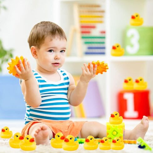 YsesoAi 70 Pack Mini Rubber Ducky Baby Bath Toy Shower Birthday Party Favors Kids Gifts in Kuwait