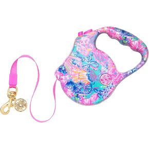 Lilly Pulitzer 16 Foot Retractable Dog Leash with Brake, Long Walking Lead Holds Pets Up to 90 Pounds, Splendor in The Sand in Saudi Arabia