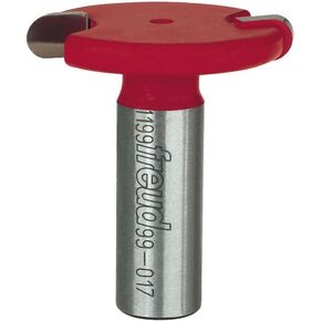 Freud 99-017: 1/8" Radius Canoe Joint Bit with 1/2" shank, 1-11/16" overall length