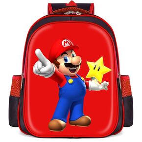 Dibhhui Cartoon Kids Backpacks15 بوصة Cosplay حقيبة كتف مزدوجة حقيبة سفر خفيفة الوزن متينة حقيبة كتب للأطفال الصغار للفتيات والأولاد (MLA-3) in Kuwait