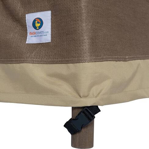 Duck Covers Elegant Waterproof 109 Inch Rectangular/Oval Patio Table & Chair Set Cover, Outdoor Table Cover in Saudi Arabia