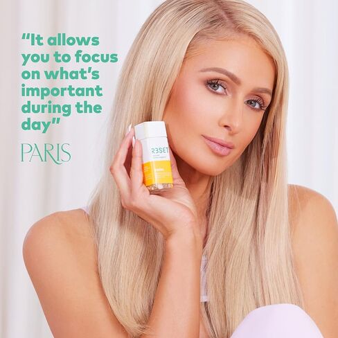 مكمل غذائي ليلي ونهاري من ار 3 سيت، مكمل غذائي لدعم التوتر والقلق والنوم مع البابونج وفيتامين D3 واوميجا 3 وجذور فاليريان والاشواغاندا والثيانين وجابا، 28 كبسولة in Kuwait