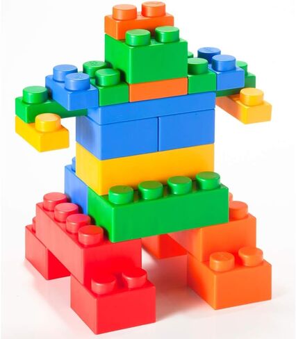 UNiPLAY Mix Soft Building Blocks - 34-Piece Set for Infant Early Learning, Cognitive Development, and Toddler Creative Play - Ages 3 Months+ in Saudi Arabia