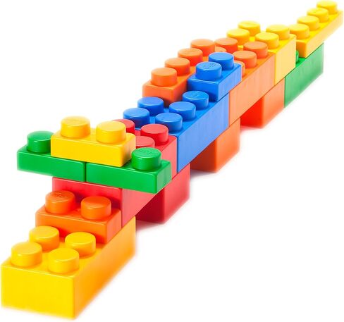 UNiPLAY Mix Soft Building Blocks - 34-Piece Set for Infant Early Learning, Cognitive Development, and Toddler Creative Play - Ages 3 Months+ in Saudi Arabia