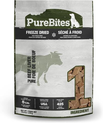 PureBites Beef Single Ingredient Freeze Dried Dog Treats, 16.6 oz in Saudi Arabia