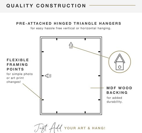 إطار MCS East Village، أسود، 18 × 18 بوصة غير لامع إلى 12 × 12 بوصة، قطعتان in Kuwait