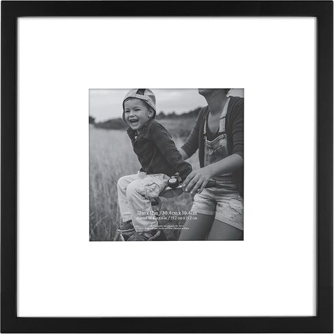 إطار MCS East Village، أسود، 18 × 18 بوصة غير لامع إلى 12 × 12 بوصة، قطعتان in Kuwait