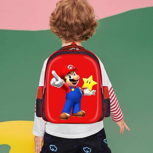 Dibhhui Cartoon Kids Backpacks15 بوصة Cosplay حقيبة كتف مزدوجة حقيبة سفر خفيفة الوزن متينة حقيبة كتب للأطفال الصغار للفتيات والأولاد (MLA-3) in Kuwait