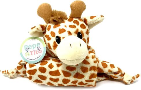 Giraffe Lovey - Security Blanket for Babies - Soft Snuggle Toy | Ages 0+, Machine Washable Hypoallergenic Fleece, Newborn Essential, Baby Registry Baby Gift, Unisex in Saudi Arabia