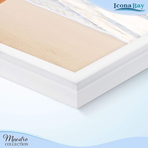 مجموعة إطارات الصور الذهبية من Icona Bay - 10 قطع (خمسة 4×6، ثلاثة 5×7، اثنتان 8×10)، طراز معاصر أنيق، مجموعة مايسترو لمعرض الحائط in Saudi Arabia