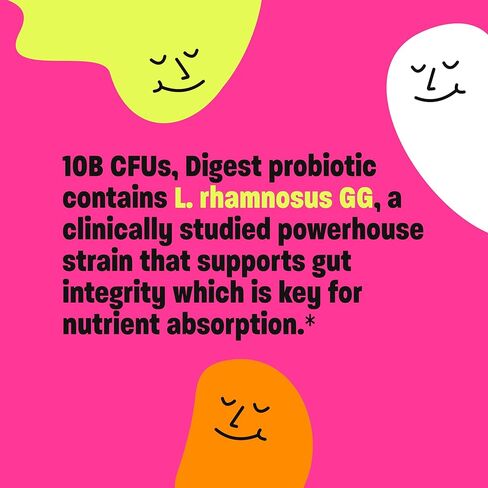 جيتسون دايجست - تركيبة بروبيوتيك لدعم الهضم والمناعة - تعزز حركة الأمعاء المنتظمة، وتحسين الهضم والانتفاخ، وتدعم المناعة - خالية من الغلوتين، نباتي، غير معدلة وراثيًا (31 قطعة) in Kuwait