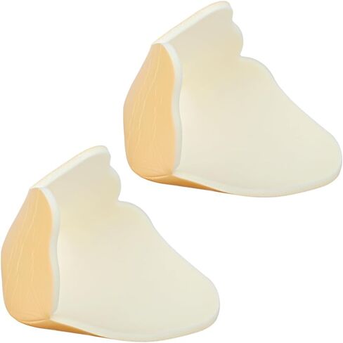 واقيات الكعب الرغوية لتضميد الكعب من أجل قرح الفراش الضغطية والقرحة الجافة والمتشققة وغير اللاصقة، لوازم العناية بالجروح عالية الامتصاص (عبوة من قطعتين) in Kuwait