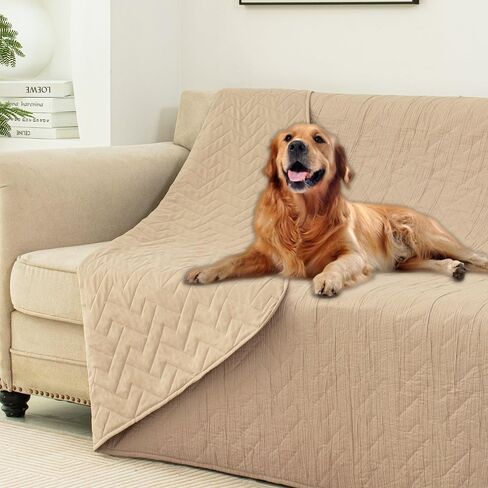 Ameritex 100% Waterproof Dog Bed Blankets Double Sided Dog Couch Cover Knurling Pattern pet Bed Cover Reversible Furniture Couch Sofa Car for Puppy Kids in Kuwait