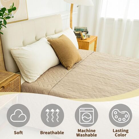 Ameritex 100% Waterproof Dog Bed Blankets Double Sided Dog Couch Cover Knurling Pattern pet Bed Cover Reversible Furniture Couch Sofa Car for Puppy Kids in Kuwait