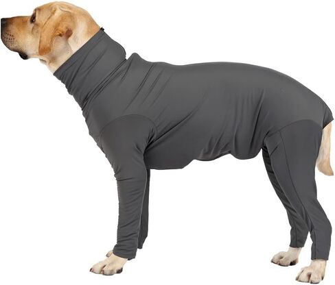 HDKUW Dog Recovery Suit, Dog Shedding Suit Onesie, After Surgery Dog Shirt, E Collar Alternative Anxiety Calming Shirt for Dog Blue XS in Kuwait