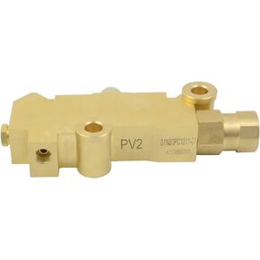 Huntike PV2 صمام نحاسي متناسب، قرص/أسطوانة قرص أمامي، فرامل خلفية متوافقة مع GM Street Rod Classic Car & Truck - الجزء # PV2 172-1353 PV71 مجموعة صمامات التناسب in Kuwait