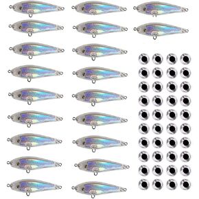 Aneew السائبة 20 قطعة من الفراغات غير المطلية طُعم صيد سمك السلمون المرقط in Kuwait