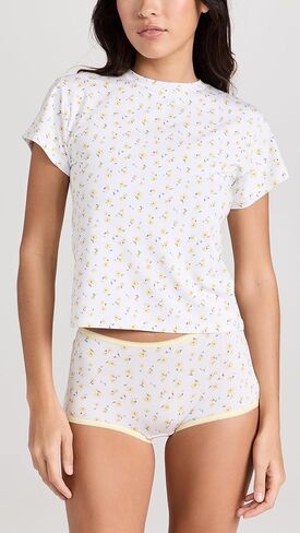 مجموعة Stripe & Stare للسيدات من Stripe and Stare x Camille Charriere Baby Tee and Hipster in Kuwait