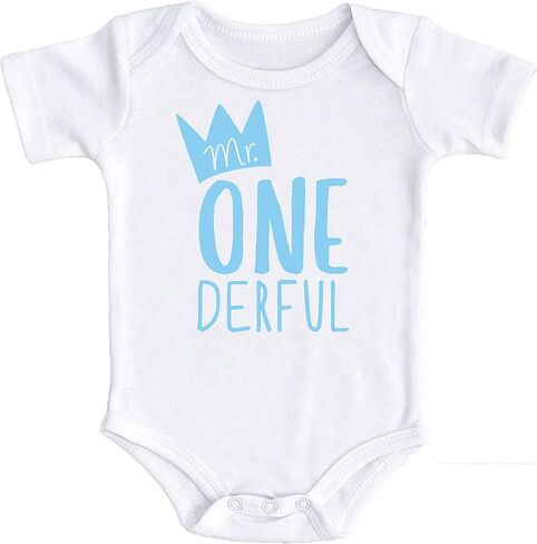 Olive Loves Apple Mr One-Derful Baby Boys 1st Birthday Outfit First Birthday Bodysuit for Boys 1st Birthday Mr. Onederful in Saudi Arabia