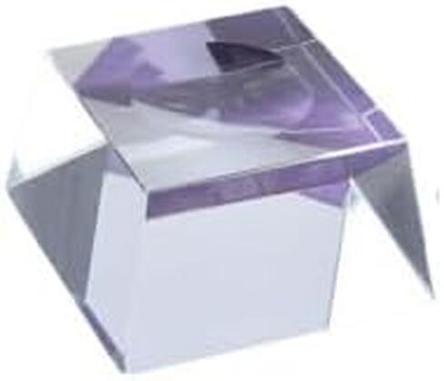 VEdusa 1Pc Clear Square Crystal Ball Stand, 35 mm Clear Crystal Ball Base Decorative Balls Decorative Accessories for Display 60 mm to 90 mm Crystal Balls, Marbles in Kuwait