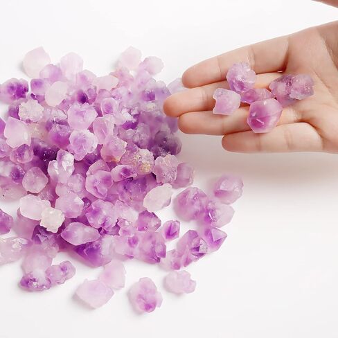 اكس هوت بوب كورن حجر الجمشت الكريستالي 500 غرام من حجر الجمشت الخام (0.4-0.6 انش) in Kuwait