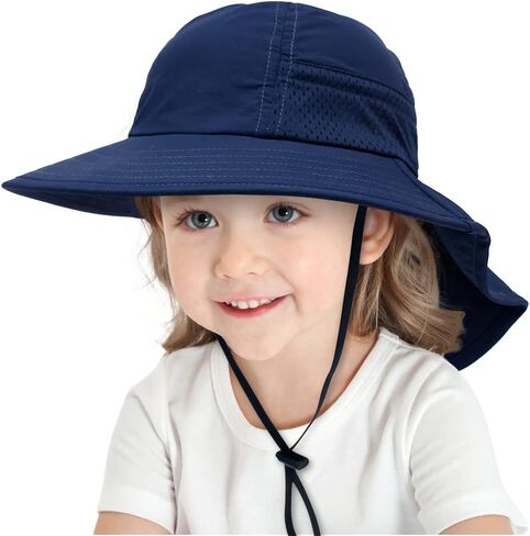 Baby Sun Protection Hat for Infant Toddlers Boys Girls UPF 50+ Sunhat for Outdoor Beach Swim in Saudi Arabia