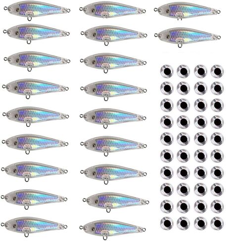 Aneew السائبة 20 قطعة من الفراغات غير المطلية طُعم صيد سمك السلمون المرقط in Kuwait