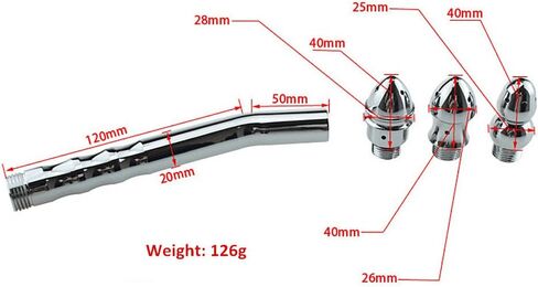 GRSPEHS نمط جديد محمول 3 رؤوس ألومنيوم حقنة شرجية دش نظام الدوش القولوني الأنظف in Kuwait