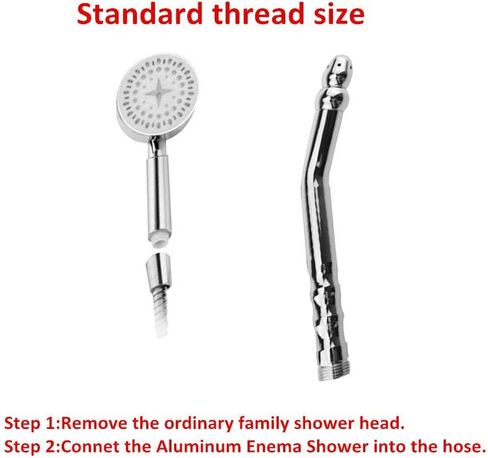 GRSPEHS نمط جديد محمول 3 رؤوس ألومنيوم حقنة شرجية دش نظام الدوش القولوني الأنظف in Kuwait