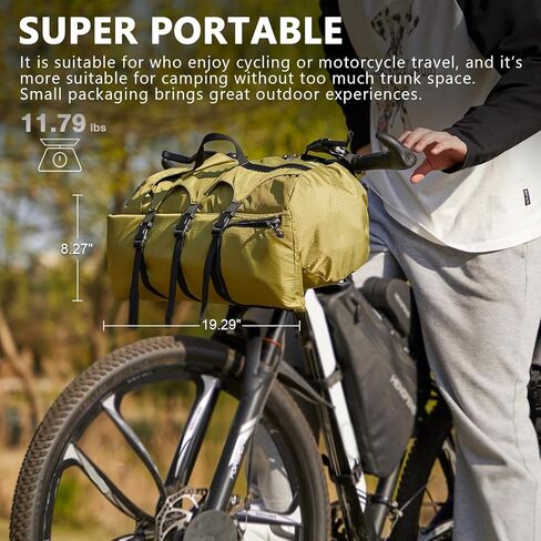 خيمة تخييم لشخصين من EVER ADVANCED، خيمة ظهر خفيفة الوزن مع إطار من الألومنيوم مقاومة للماء، خيمة محمولة لركوب الدراجات للتنزه سيرًا على الأقدام والسفر بالدراجة النارية وتسلق الجبال in Kuwait