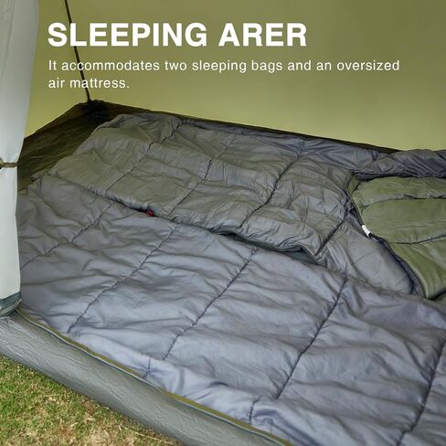 خيمة تخييم لشخصين من EVER ADVANCED، خيمة ظهر خفيفة الوزن مع إطار من الألومنيوم مقاومة للماء، خيمة محمولة لركوب الدراجات للتنزه سيرًا على الأقدام والسفر بالدراجة النارية وتسلق الجبال in Kuwait