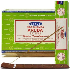Aruda Incense Sticks and Incense Stick Holder Bundle Insence Insense Satya Incense in Kuwait