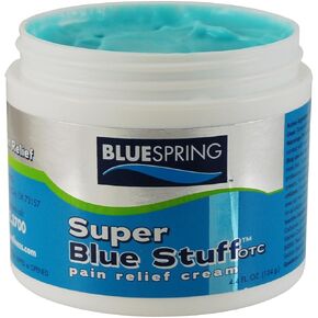 BLUESPRING Pain Relief Cream- Super Blue Stuff with Emu Oil, Arnica, Provides Maximum Arthritis Pain Relief- Anti Inflammatory Cream Goes Deep into the Skin- Great Muscle Rub and Relaxer Cream - 4 oz in Saudi Arabia