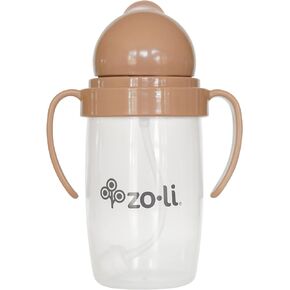 كوب سيبي من أي زاوية | ZoLi BOT 2.0، كوب مضاد للانسكاب من الحجر الرملي ذو وزن ثقيل، كوب مضاد للانسكاب للتدريب الأكثر شعبية، كوب للأطفال الصغار بمصاصة انتقالية، كوب مضاد للانسكاب بمقابض in Kuwait