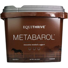حبيبات مكمل ميتابارول للحصان مع ريسفيراترول، مكمل دعم التمثيل الغذائي للخيول، مكمل استقلابي للخيول، منتجات العناية بالخيول، 3.3 رطل in Kuwait