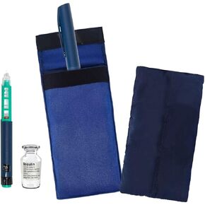 محفظة تبريد الأنسولين، حقيبة سفر مبردة للأنسولين، مبرد دواء للسفر، حقيبة تبريد محمولة لقلم الأنسولين تحافظ على برودة الأنسولين لأكثر من 45 ساعة دون الحاجة إلى التبريد، مستلزمات مرضى السكري in Kuwait