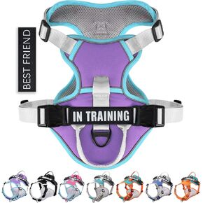 WENDISI عدم سحب الكلب تسخير، عاكس سترة الكلب تسخير مع الأمام والخلف 2 مقاطع المقود، أكسفورد الحيوانات الأليفة تسخير قابل للتعديل لينة مبطن الكلب سترة مع مقبض تحكم سهل للكلاب الصغيرة والمتوسطة الكبيرة in Kuwait
